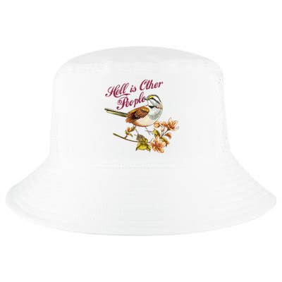 Hell Is Other People Retro Vintage Bird Flowers Cool Comfort Performance Bucket Hat