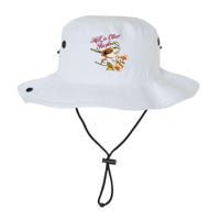 Hell Is Other People Retro Vintage Bird Flowers Bucket Hat
