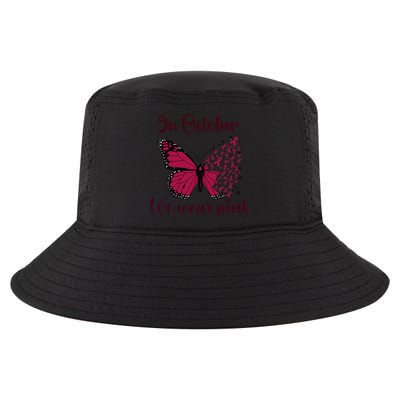 Halloween In October We Wear P.Ink Breast Cancer Awareness Gift Cool Comfort Performance Bucket Hat