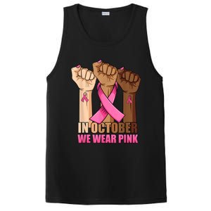 Hand In October We Wear Breast Cancer Awareness Month Gift PosiCharge Competitor Tank