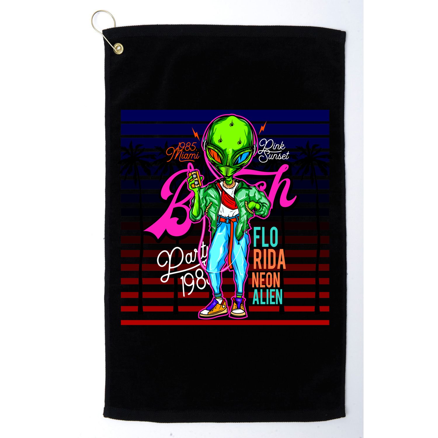 Hip Alien Golf Towel