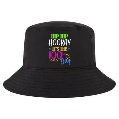 HIP HIP Hooray Its The 100th Day Of School  Cool Comfort Performance Bucket Hat