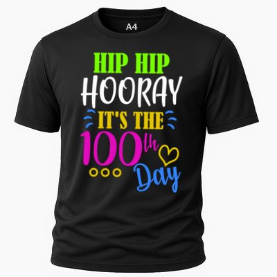 HIP HIP Hooray Its The 100th Day Of School  Performance Shirt