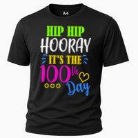 HIP HIP Hooray Its The 100th Day Of School  Cooling Performance Crew T-Shirt