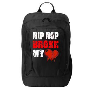 Hip Hop Broke My Heart City Backpack