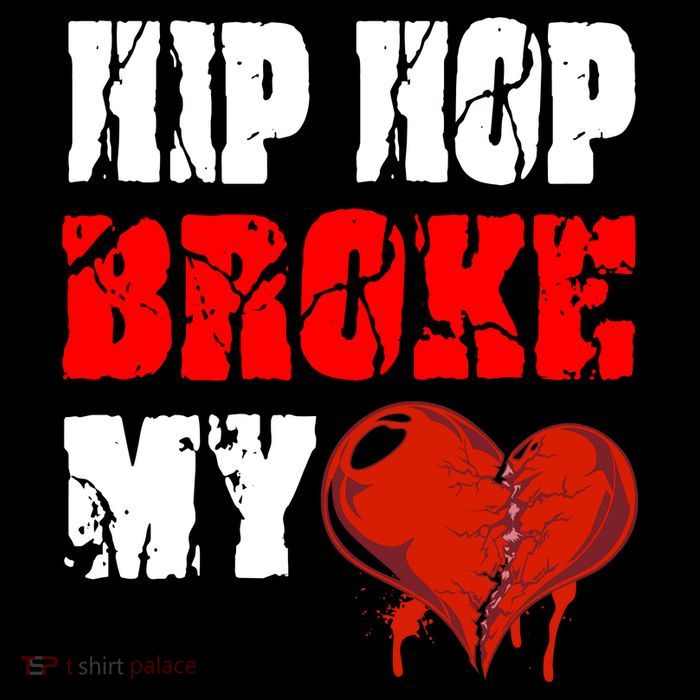 Hip Hop Broke My Heart Drawstring Bag