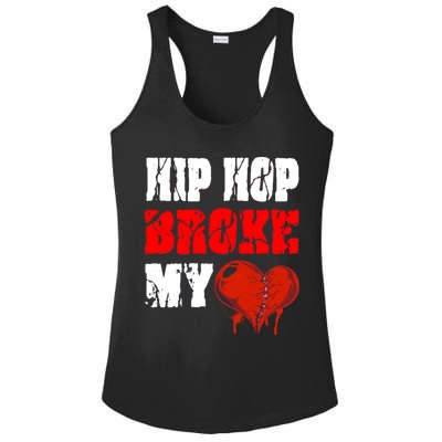 Hip Hop Broke My Heart Ladies PosiCharge Competitor Racerback Tank