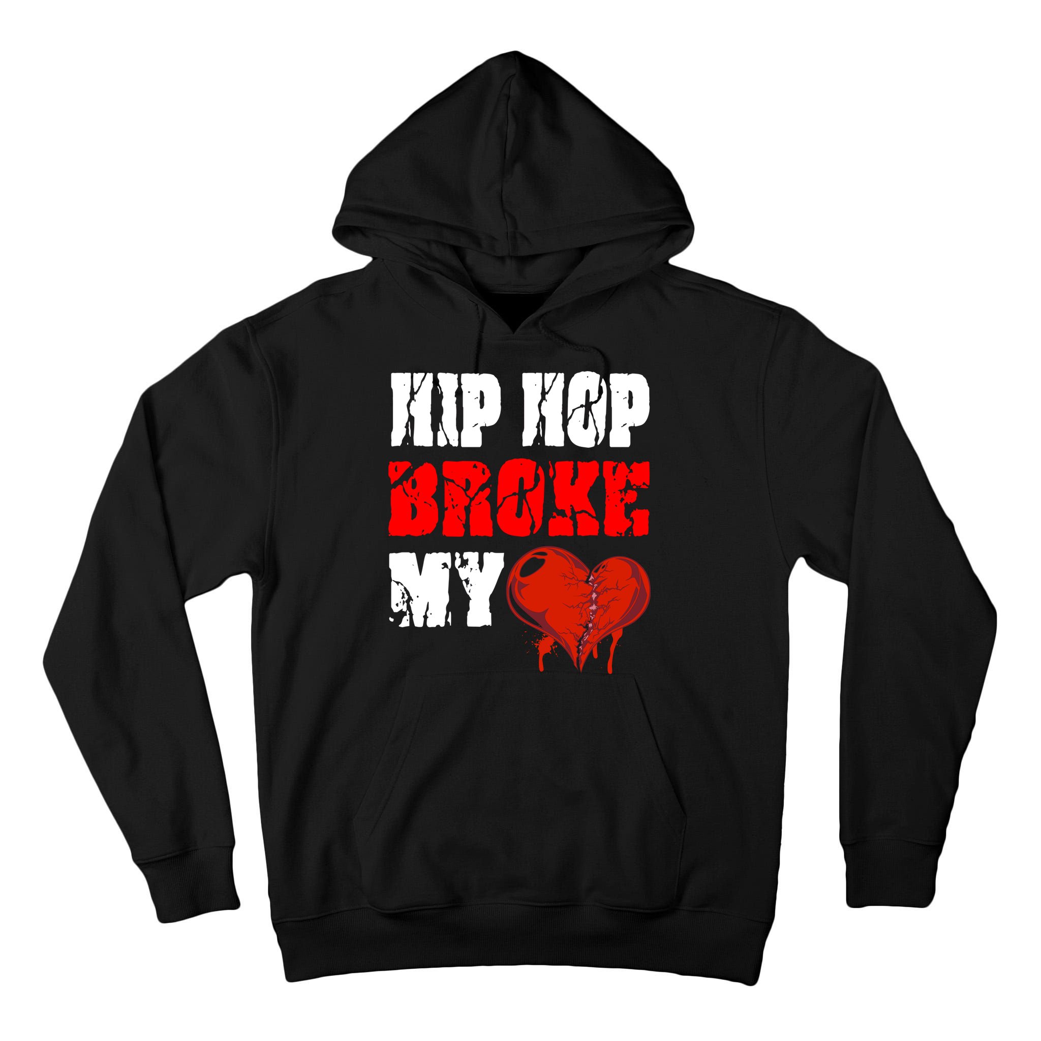 Hip Hop Broke My Heart Tall Hoodie