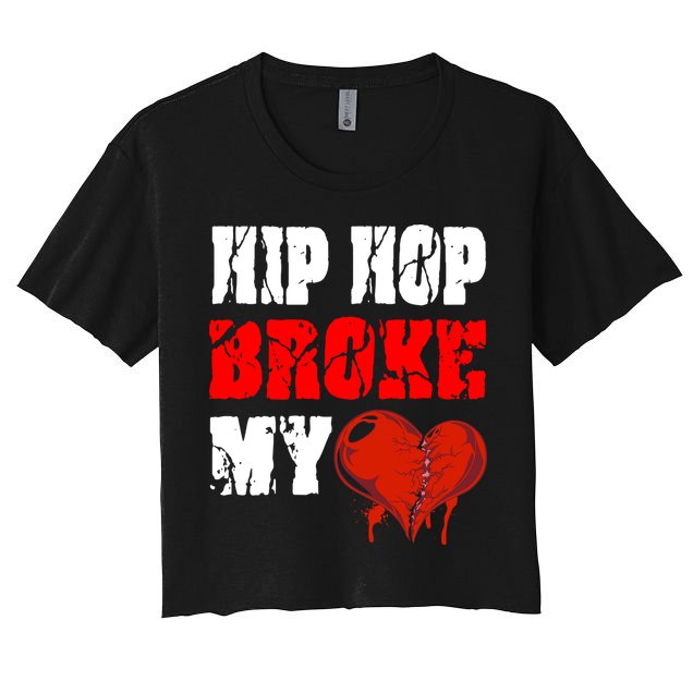 Hip Hop Broke My Heart Crop Top