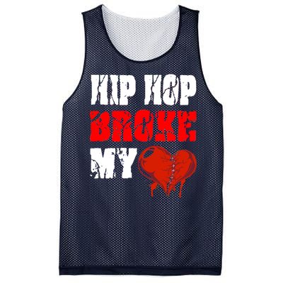 Hip Hop Broke My Heart Mesh Reversible Basketball Jersey Tank