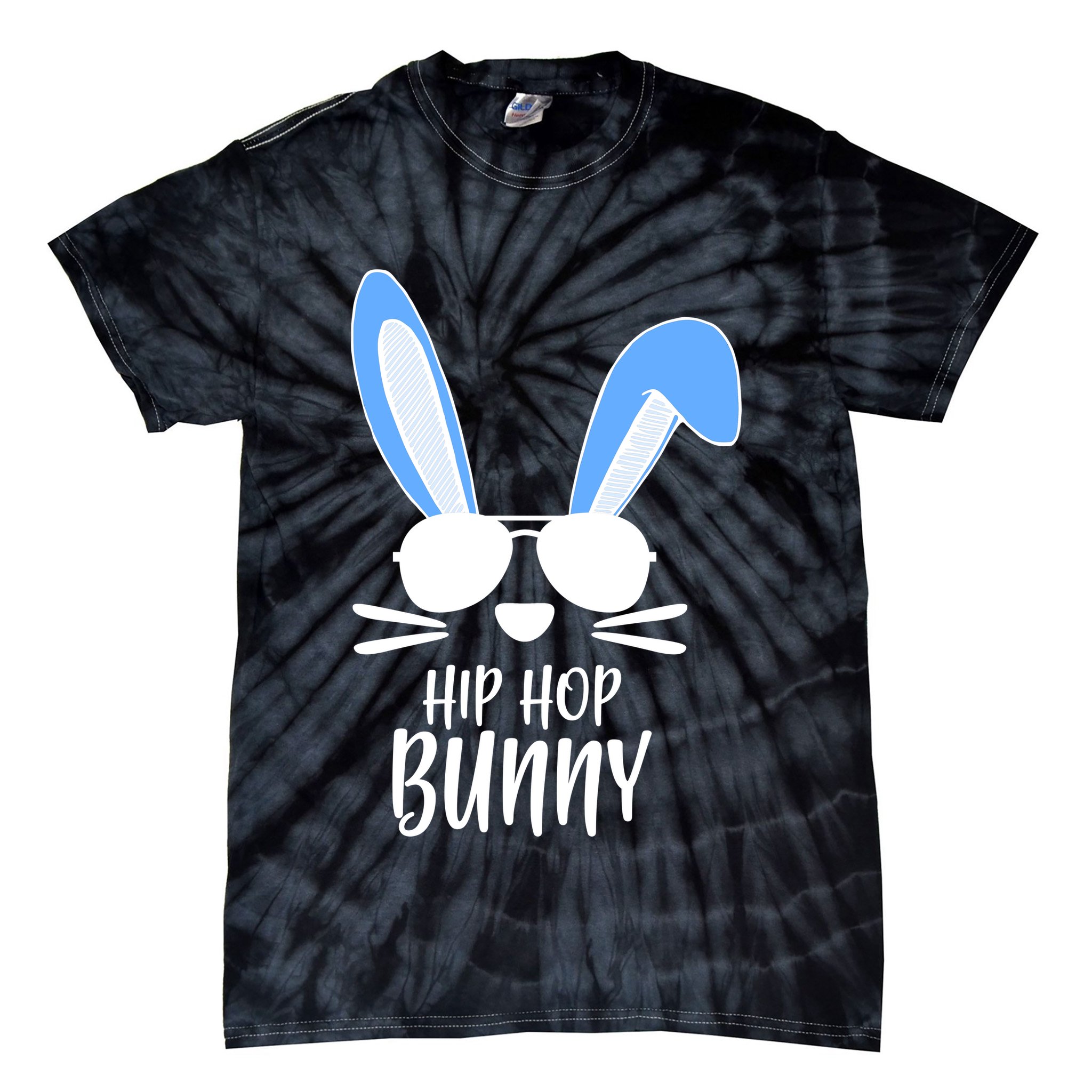 Hip Hop Bunny Tie-Dye T-Shirt