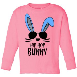 Hip Hop Bunny Toddler Long Sleeve Shirt