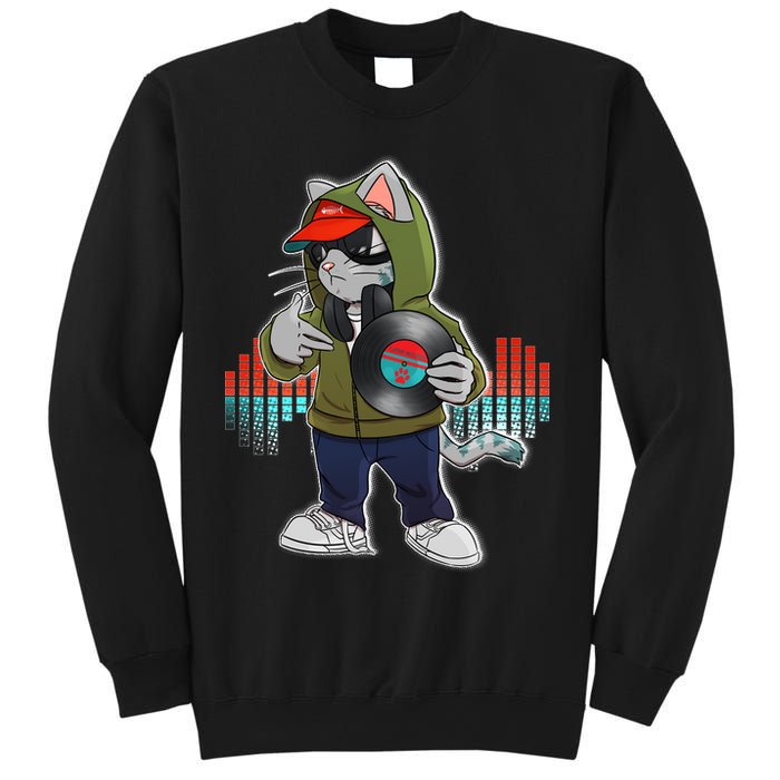 Hip Hop DJ Cat Catnip Records Sweatshirt
