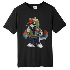 Hip Hop DJ Cat Catnip Records Tall Fusion ChromaSoft Performance T-Shirt