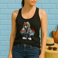 Hip Hop DJ Cat Catnip Records Womens Tank Top