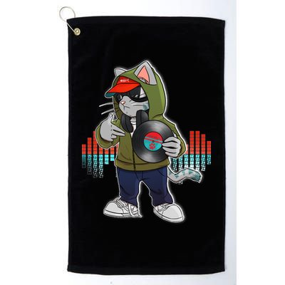 Hip Hop DJ Cat Catnip Records Golf Towel