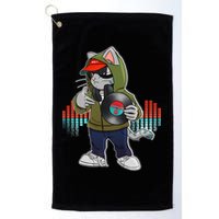 Hip Hop DJ Cat Catnip Records Golf Towel