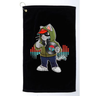 Hip Hop DJ Cat Catnip Records Platinum Collection Golf Towel