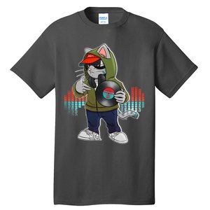 Hip Hop DJ Cat Catnip Records Tall T-Shirt