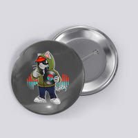 Hip Hop DJ Cat Catnip Records Button