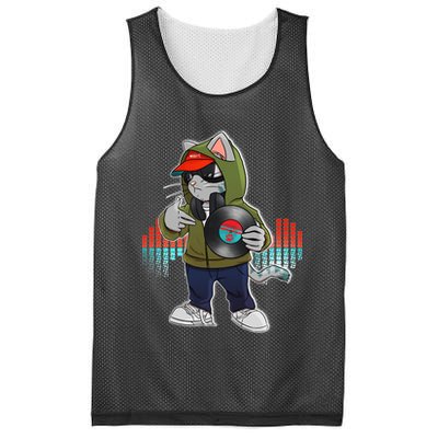Hip Hop DJ Cat Catnip Records Mesh Reversible Basketball Jersey Tank