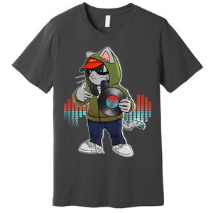 Hip Hop DJ Cat Catnip Records Premium T-Shirt