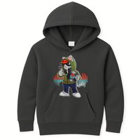 Hip Hop DJ Cat Catnip Records Kids Hoodie