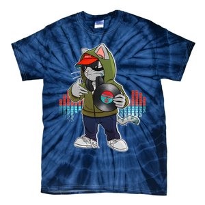 Hip Hop DJ Cat Catnip Records Tie-Dye T-Shirt