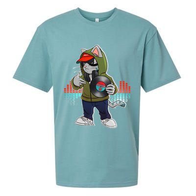 Hip Hop DJ Cat Catnip Records Sueded Cloud Jersey T-Shirt