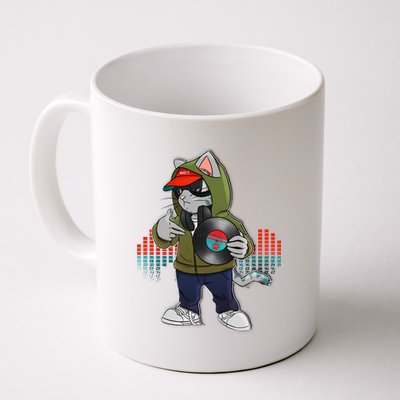 Hip Hop DJ Cat Catnip Records Coffee Mug