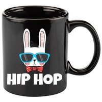 Hip Hop Easter Bunny 11oz C Handle Ceramic Mug