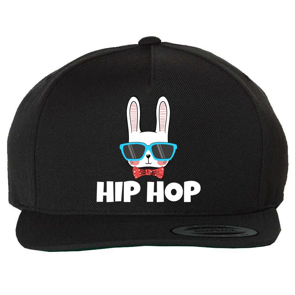 Hip Hop Easter Bunny Wool Snapback Cap