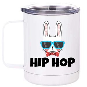 Hip Hop Easter Bunny 12 oz Stainless Steel Tumbler Cup