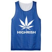 Highrish Irish Pot Leaf St Pattys Day Stoner Gift Mesh Reversible Basketball Jersey Tank