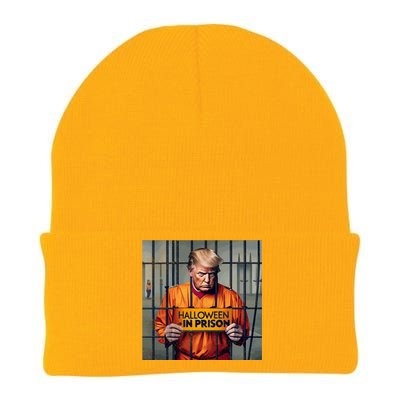 Halloween In Prison Funny Usa Political Knit Cap Winter Beanie