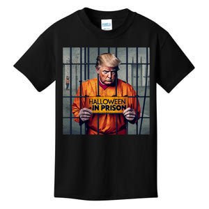 Halloween In Prison Funny Usa Political Kids T-Shirt