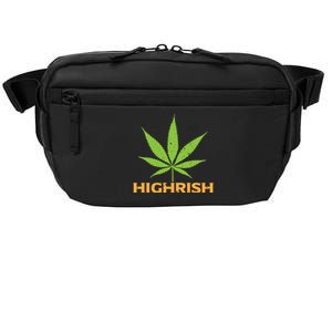 Highrish Irish Pot Leaf St Pattys Day Stoner Gift Crossbody Pack