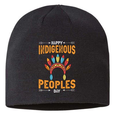 Happy Indigenous Peoples Day Native American Heritage Month Sustainable Beanie