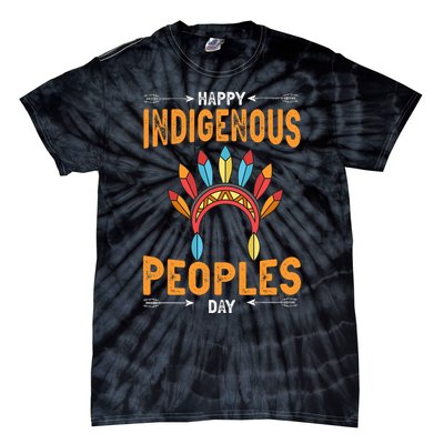 Happy Indigenous Peoples Day Native American Heritage Month Tie-Dye T-Shirt