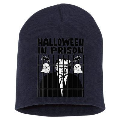 Halloween in Prison, Funny usa political Short Acrylic Beanie