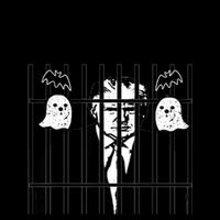 Halloween In Prison Funny Usa Political 16 in Basic Backpack