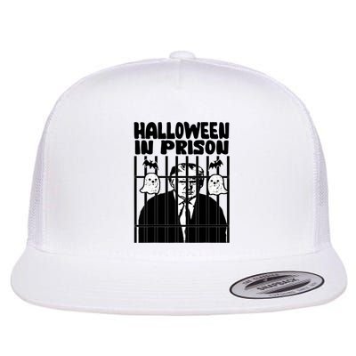 Halloween In Prison Funny Usa Political Flatbill Hat