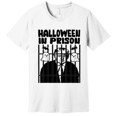 Halloween In Prison Funny Usa Political Premium T-Shirt