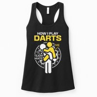 How I Play Darts Funny Darts Player Womens Tank Top