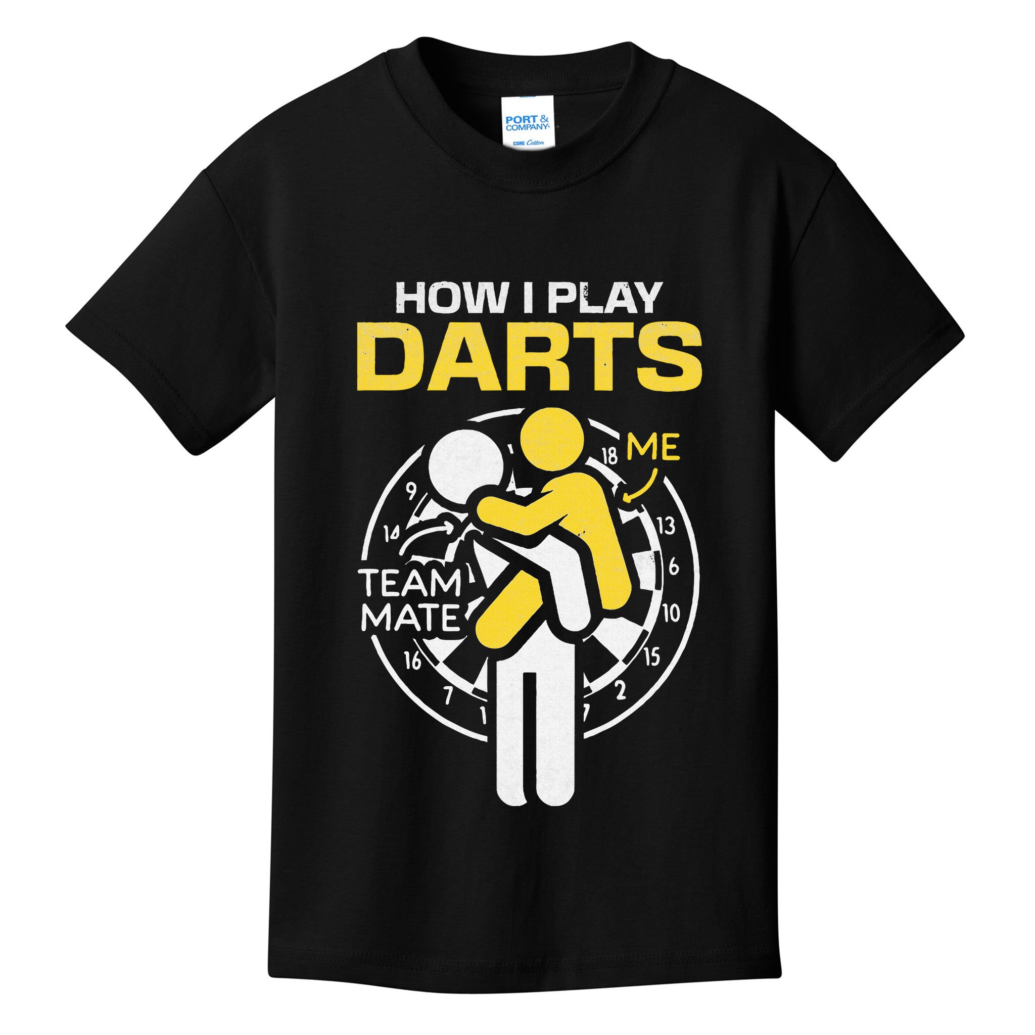 How I Play Darts Funny Darts Player Kids T-Shirt