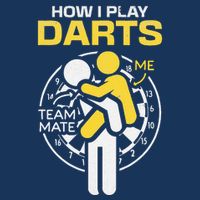How I Play Darts Funny Darts Player Infant Baby Jersey Bodysuit
