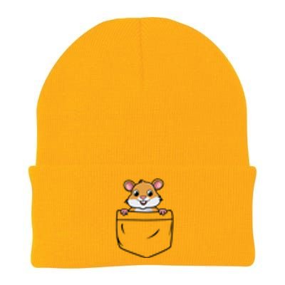 Hamster In Pocket Knit Cap Winter Beanie