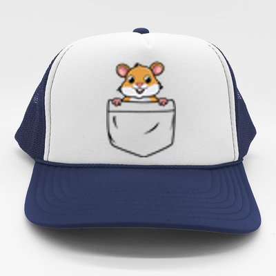 Hamster In Pocket Trucker Hat