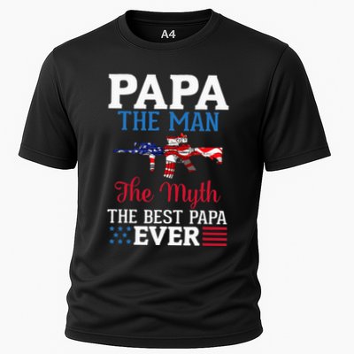 Happy Independence Papa The Man The Myth The Best Papa Ever Performance Shirt