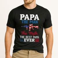 Happy Independence Papa The Man The Myth The Best Papa Ever Cooling Performance Crew T-Shirt